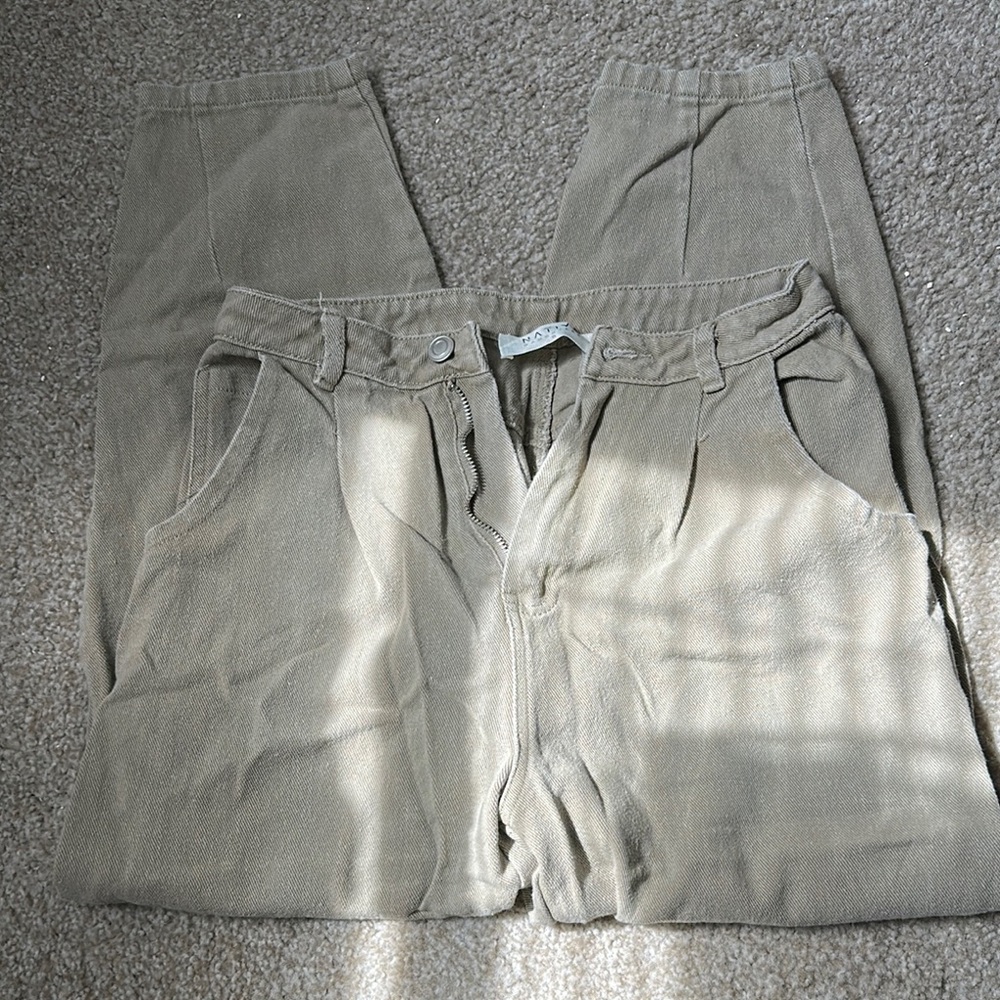 Tan Balloon Pants